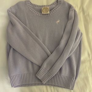 The Beaufort Bonnet company, girls size 8 lavender sweater.